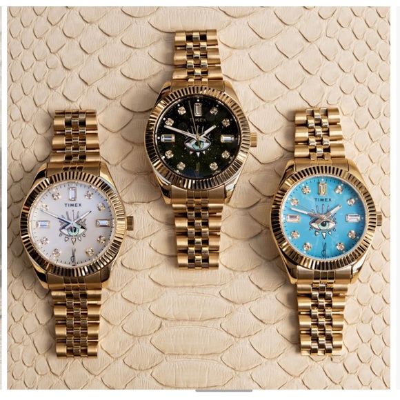 MOTHER OF PEARL WATCH TIMEX - Picture 3 of 4